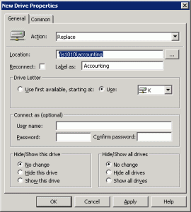 Map Network Drive Group Policy 01 270x300 Using Group Policy to hide and map specified drives